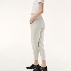 Aritzia Babaton Dexter pants in Silvertip